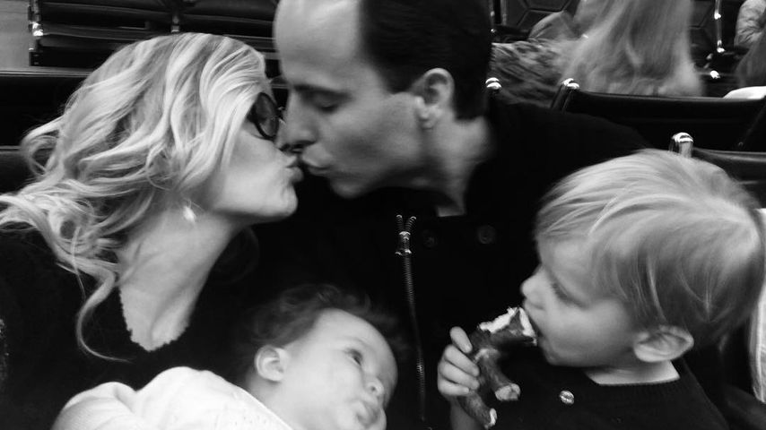 Oksana Kolenitchenko mit Ehemann Daniel, Sohn Milan und Tochter Arielle