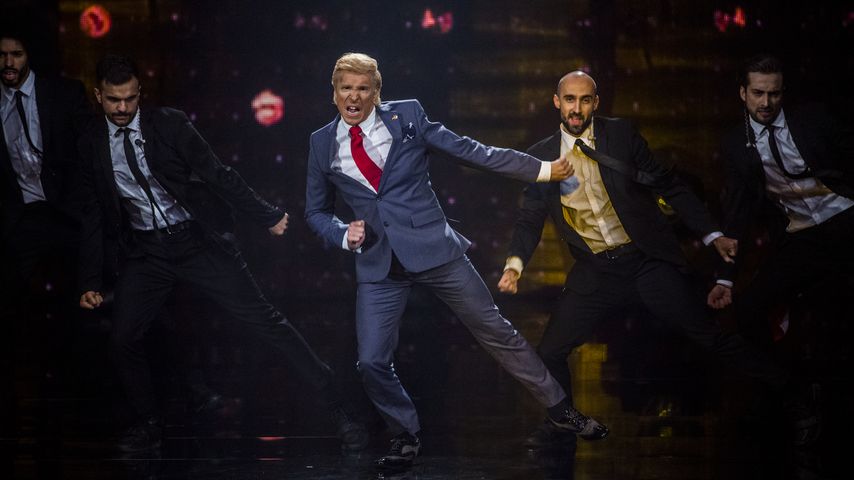 Komiker Oliver Pocher als Donald Trump