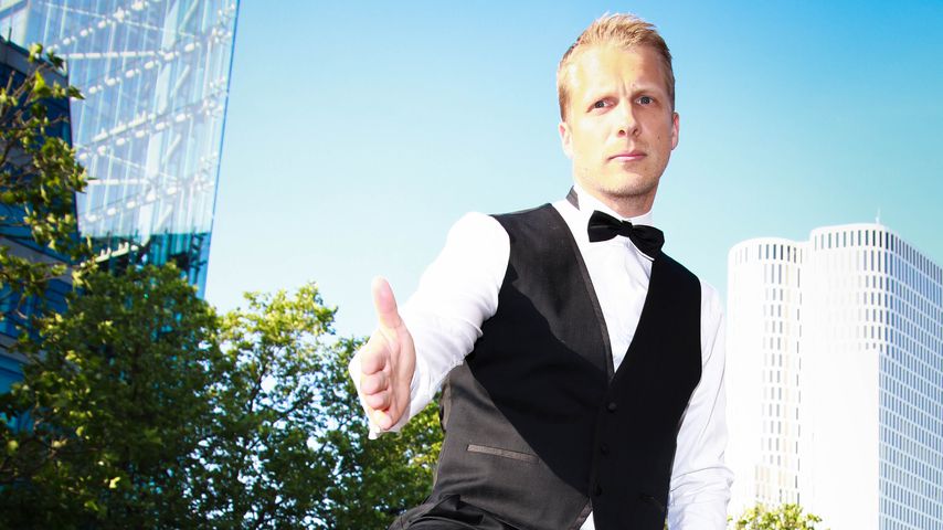 Komedian Oliver Pocher bei der Premiere von "Global Gladiators" in Berlin