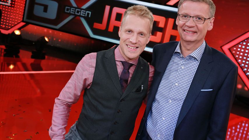 Günther Jauch und Oliver Pocher bei "5 gegen Jauch"