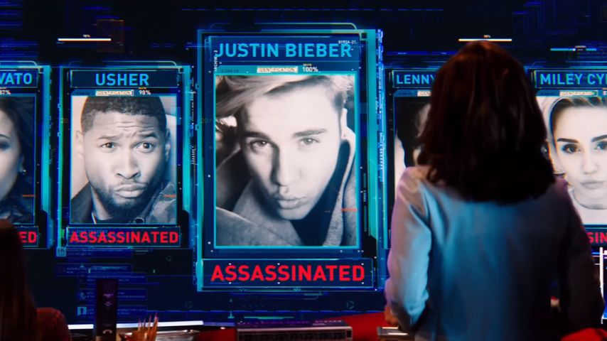 Justin Bieber, Miley Cyrus, Demi Lovato, Usher und Lenny Kravitz