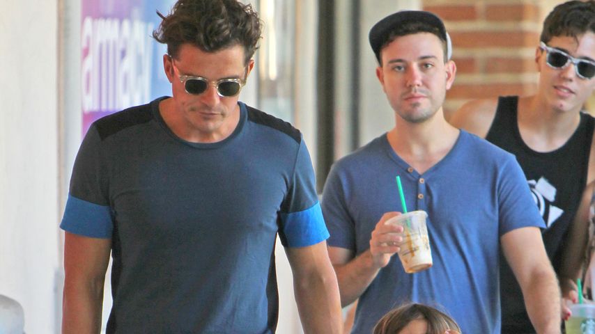 Orlando Bloom mit seinem Sohn Flynn