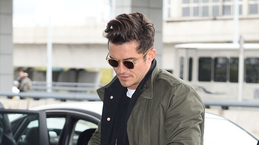 Orlando Bloom am JFK in New York