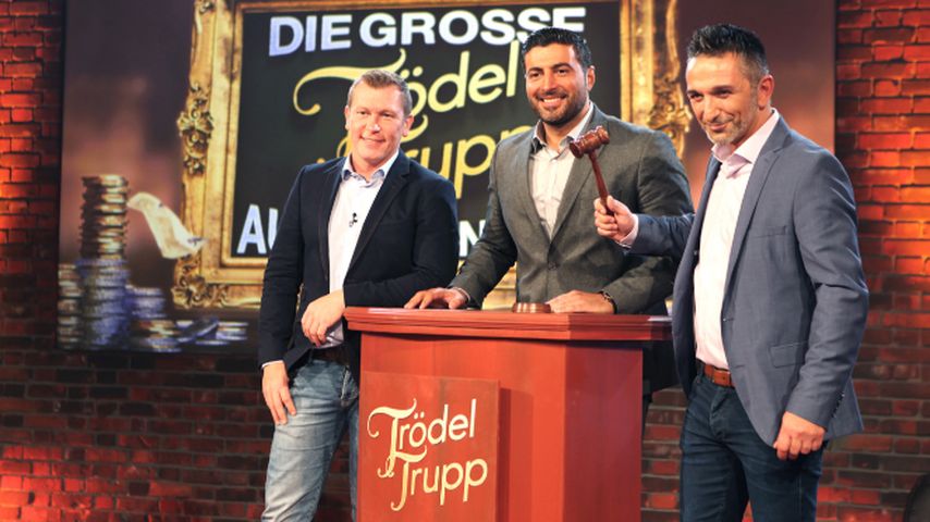 Die Trödelprofis Otto Schulte, Sükrü Pehlivan und Mauro Corradino