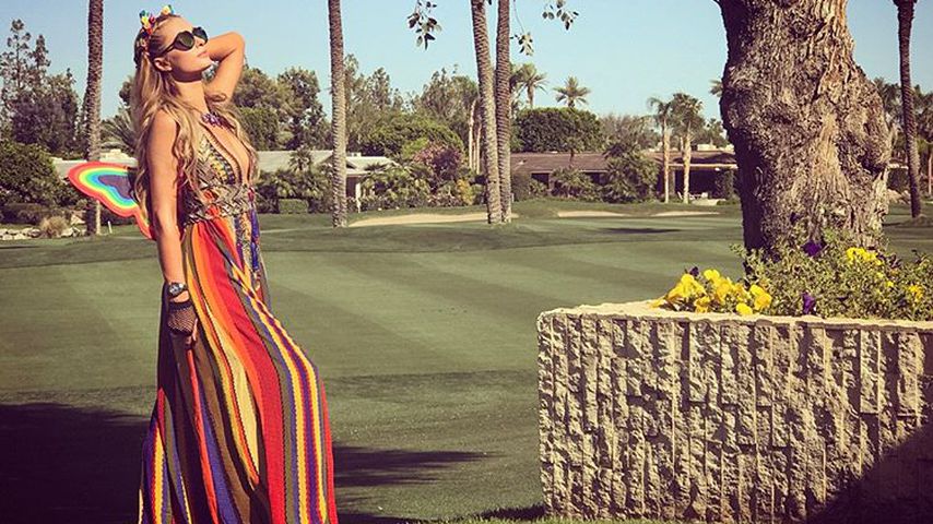 Paris Hilton vor dem Coachella-Festival