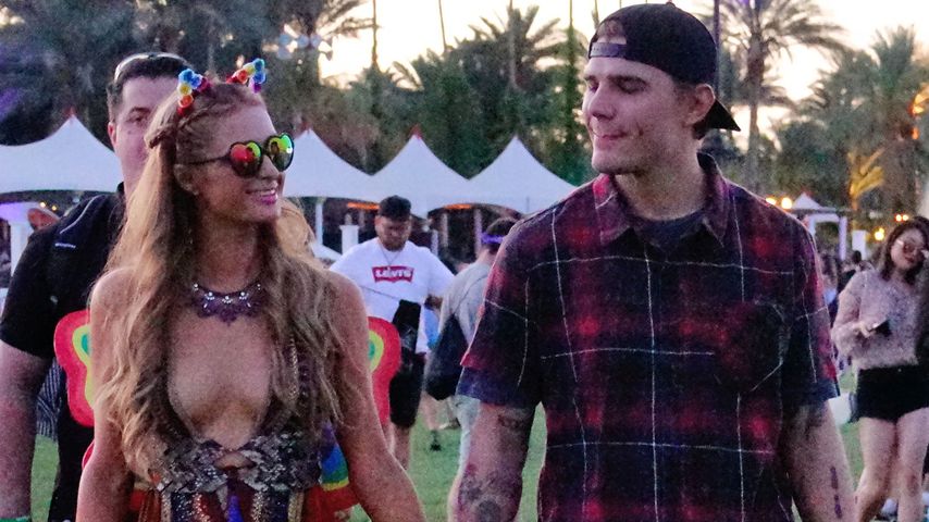 Paris Hilton und Chris Zylka auf dem "Coachella"-Festival