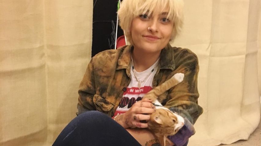 Paris Jackson mit ihrer Katze