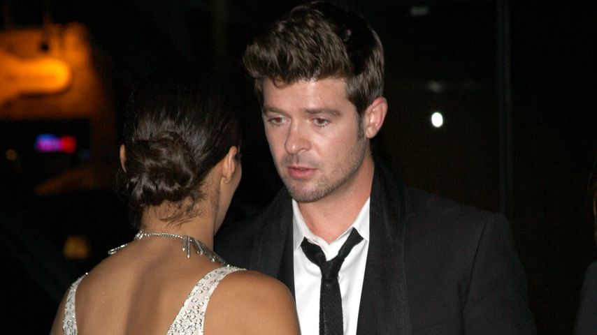 Paula Patton und Robin Thicke bei einer Veranstaltung 2009