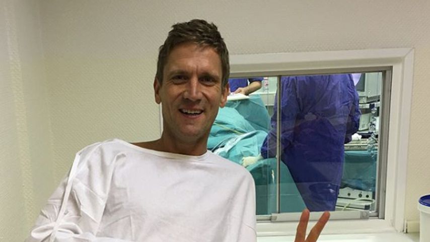 Peer Kusmagk im Krankenhaus