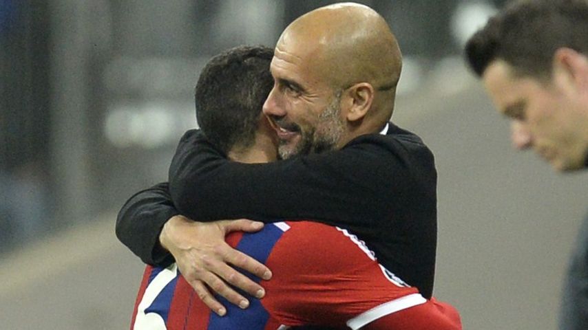 Pep Guardiola und Thiago Alcántara