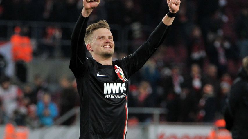Philipp Max beim Fußballspiel 1.FC Köln vs FC Augsburg