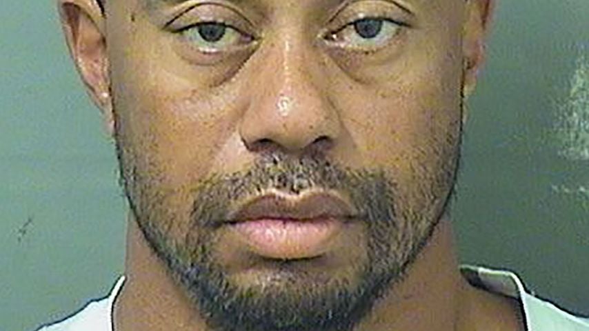 Polizeifoto von Tiger Woods, entstanden bei seiner Festnahme in Florida 2017