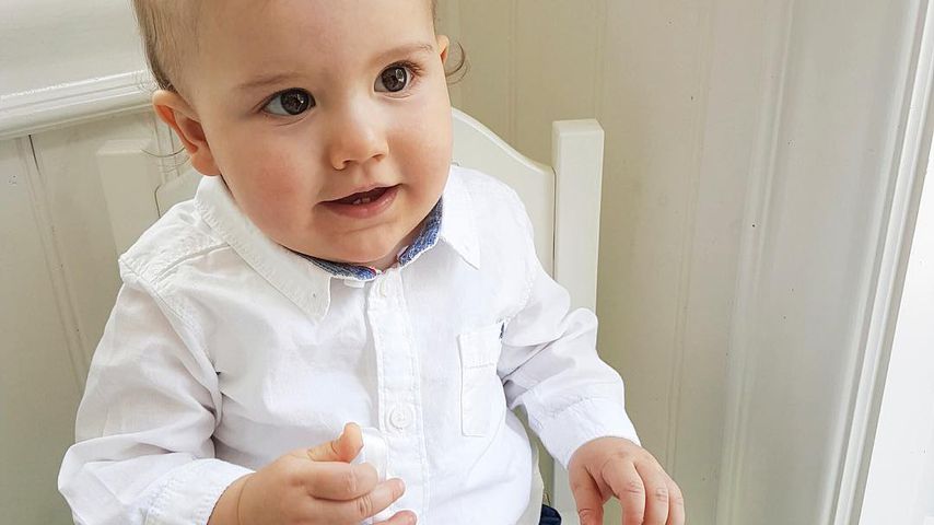 Prinz Alexander von Schweden an seinem ersten Geburtstag