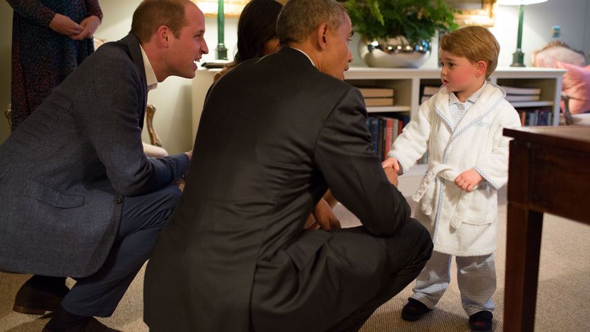 Prinz George trifft Barack Obama