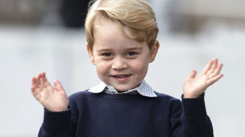 Prinz George bei seiner Verabschiedung in Kanada
