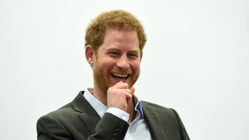 Prinz Harry im Hamilton Community College in Leicester