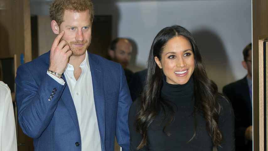 Prinz Harry und Meghan Markle auf einer Veranstaltung an der Nottingham Academy