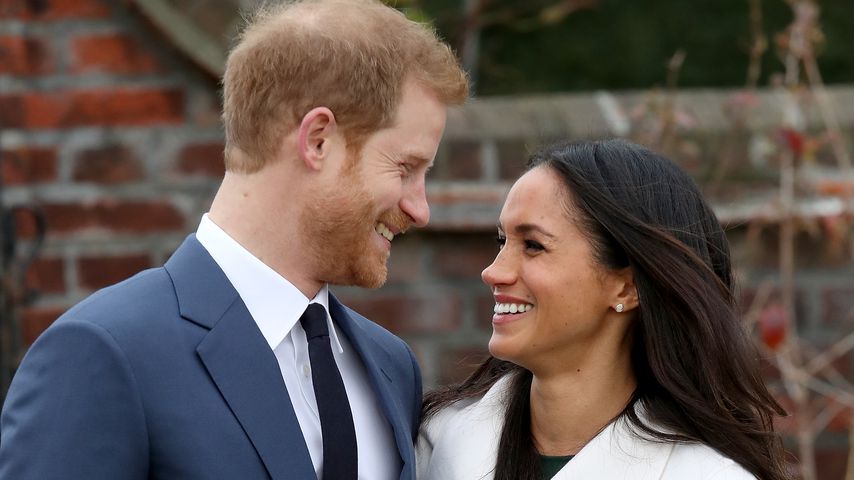 Prinz Harry und Meghan Markle in den Sunken Gardens