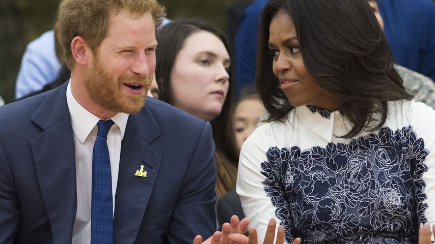 Prinz Harry und Michelle Obama