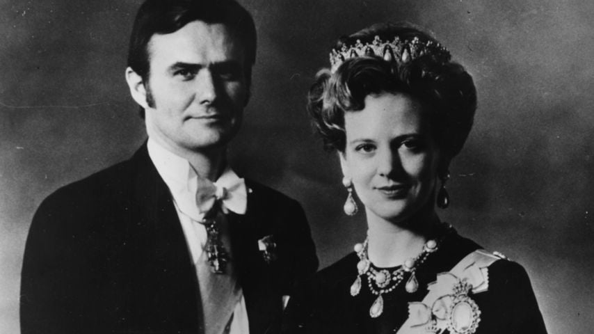 Prinz Henrik und Königin Margrethe von Dänemark im Jahr 1972