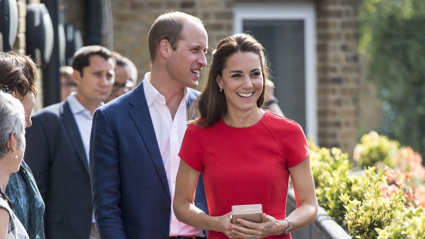 Prinz William und Herzogin Kate auf dem Weg zum Besuch einer Telefonseelsorge in London