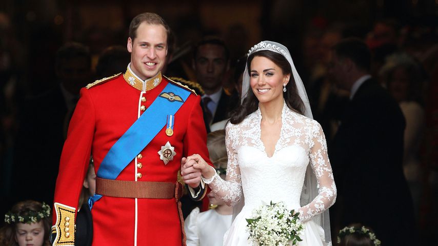 Prinz William und Herzogin Kate bei ihrer Hochzeit 2011