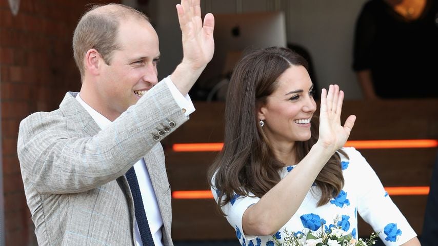 Prinz William und Herzogin Kate bei ihrem Luton-Besuch