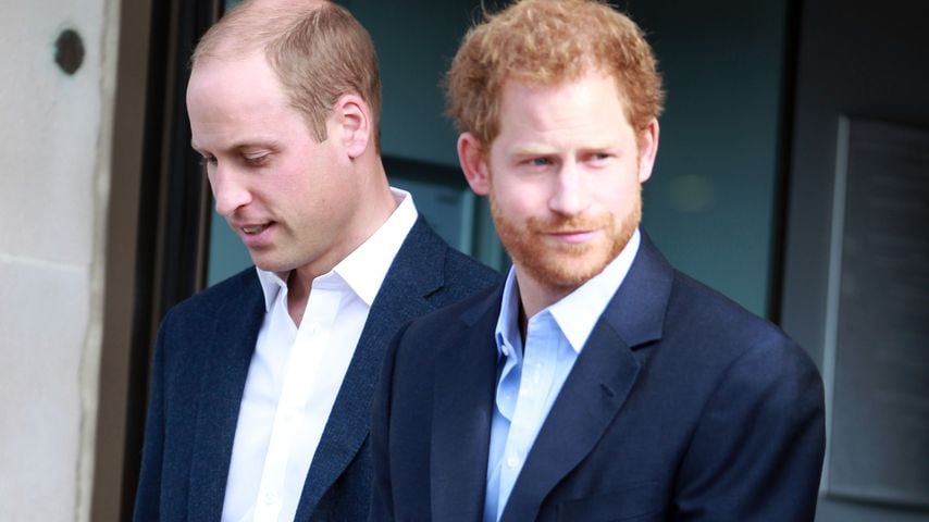 Prinz William und Prinz Harry in London