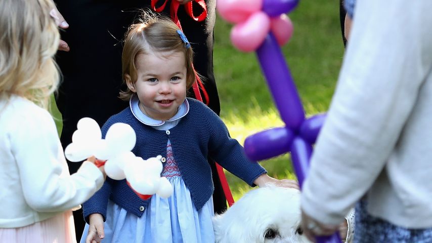 Prinzessin Charlotte mit Hund Moose