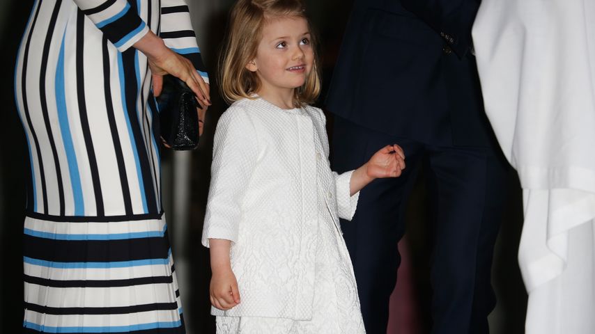 Prinzessin Estelle bei der Taufe von Prinz Oscar
