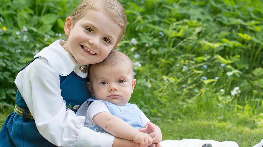 Prinzessin Estelle mit Prinz Oscar