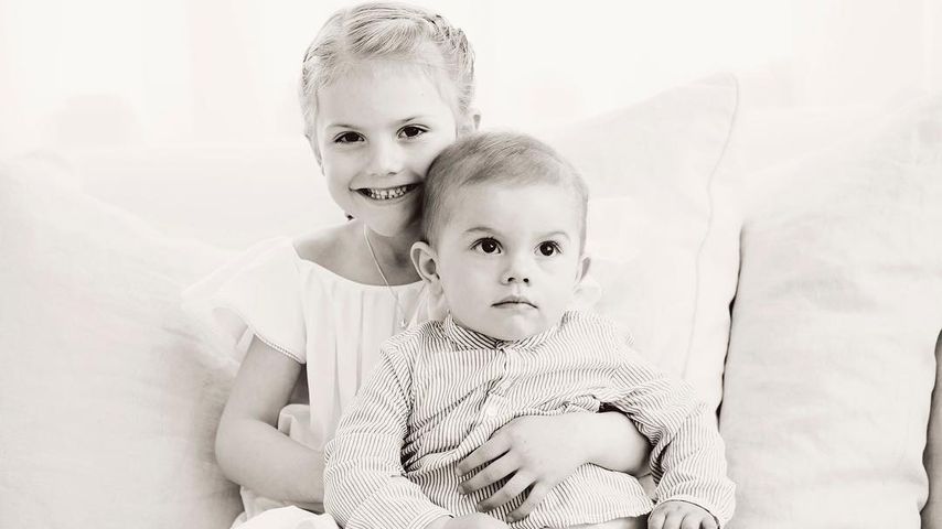 Prinzessin Estelle und Prinz Oscar von Schweden im Juni 2017