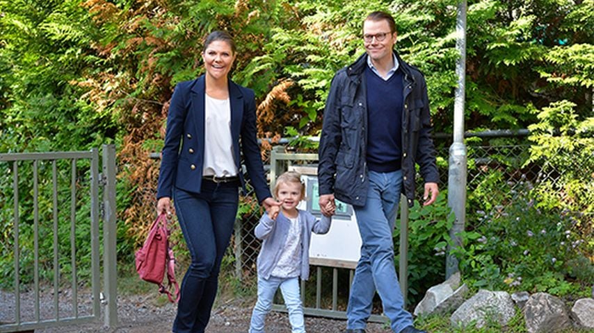 Prinzessin Estelle von Schweden, Prinzessin Victoria von Schweden und Prinz Daniel von Schweden