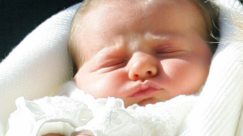 Prinzessin Leonor nach ihrer Geburt in Spanien 2005