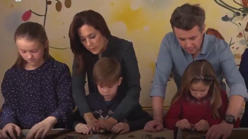 In der Weihnachtsbäckerei: Dänemarks Royals backen Plätzchen