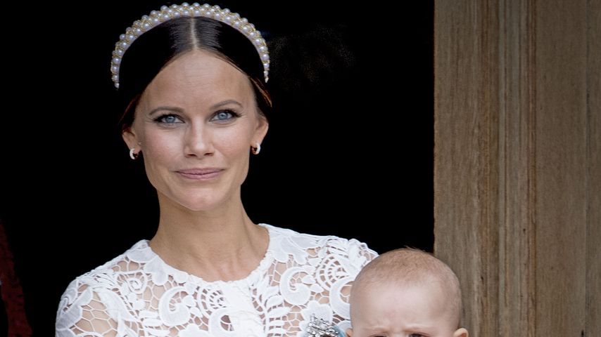 Prinzessin Sofia und Sohn Prinz Alexander bei der Taufe von Prinz Alexander
