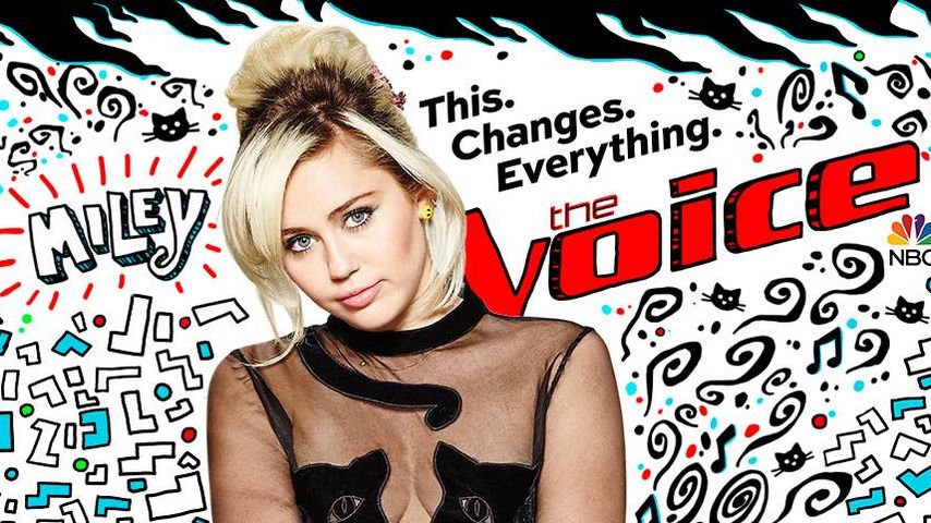Promo für Miley Cyrus bei The Voice