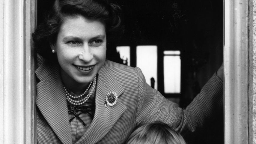 Queen Elizabeth II., Prinzessin Anne und Prinz Charles