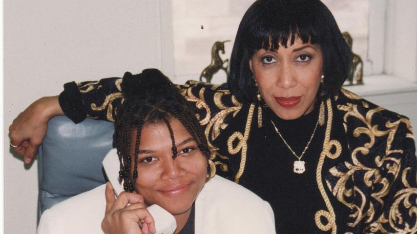 Queen Latifah in ihrer Jugend mit ihrer Mutter Rota Owens
