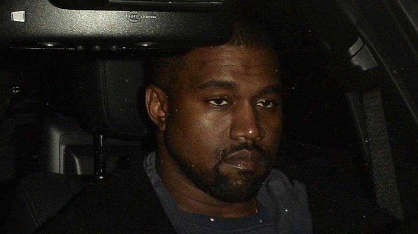 Rapper Kanye West im Auto