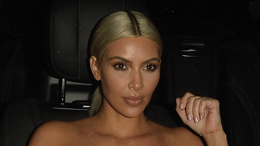 Reality-TV-Star Kim Kardashian im Auto