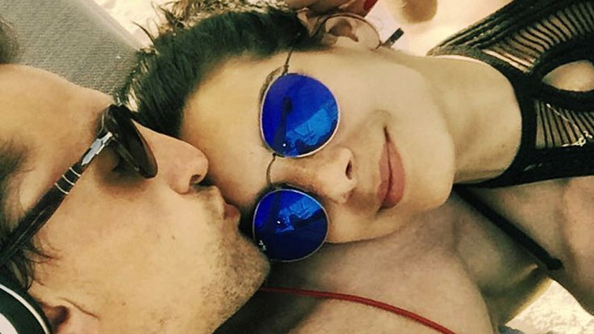René Adler und Lilli Holunder im Urlaub