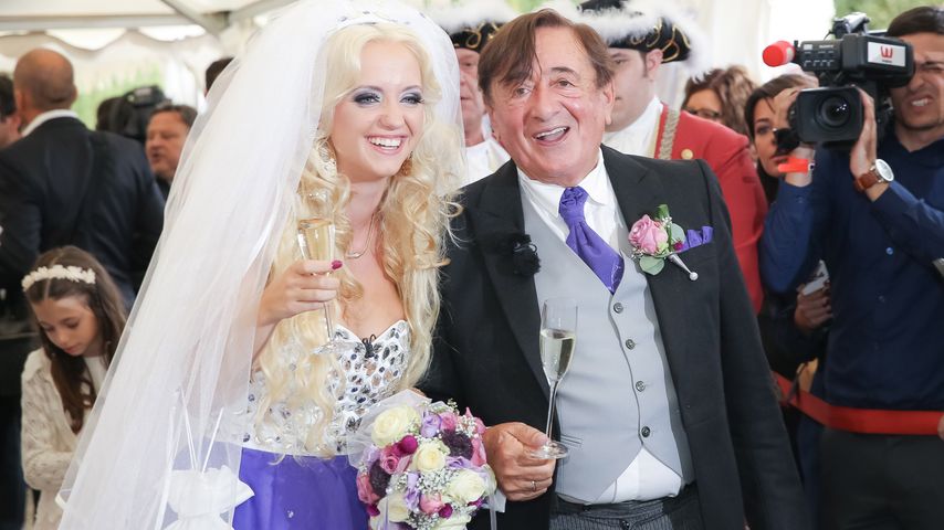 Richard und Cathy Lugner bei ihrer Hochzeit im September 2014