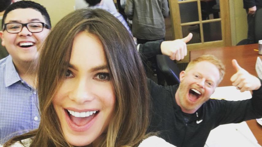 Rico Rodriguez, Sofia Vergara und Jesse Tyler Ferguson