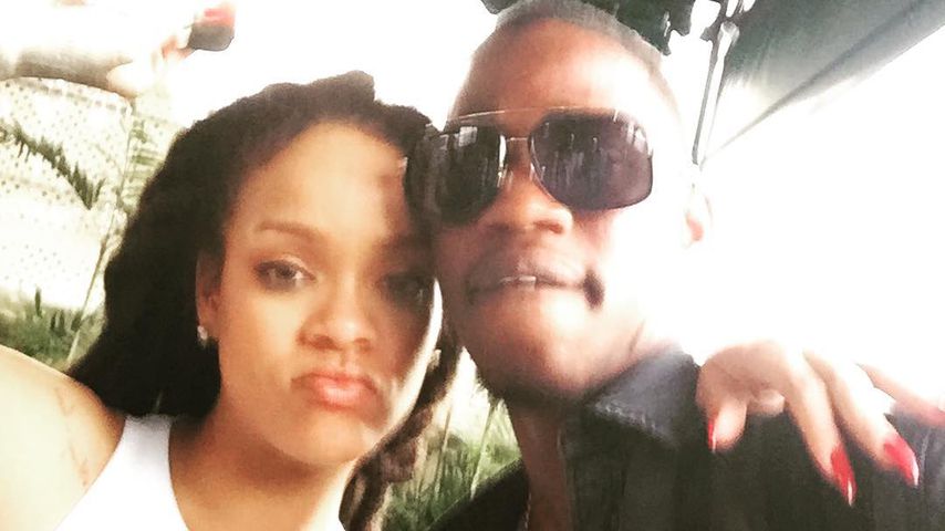 Rihanna mit ihrem Cousin Tavon Kaiseen Alleyne