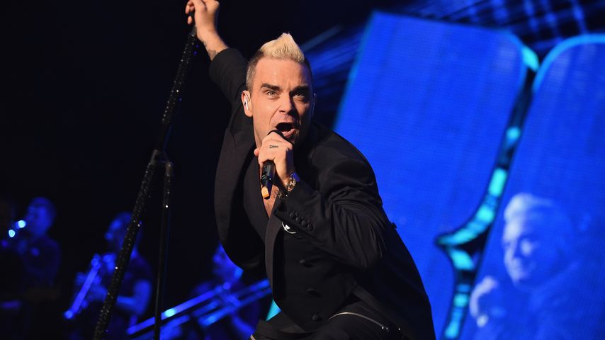 Sänger Robbie Williams bei einem Auftritt in Monaco 2015