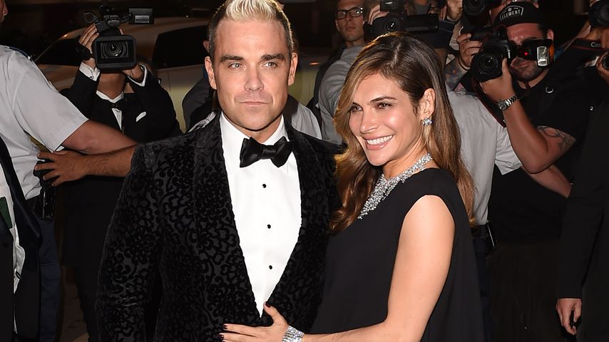 Robbie Williams und Ayda Field 2015 in Cannes