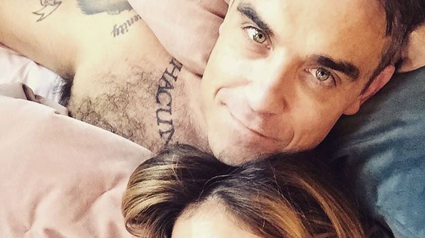 Robbie Williams und seine Frau Ayda