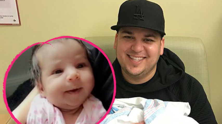 Zuckersüße Twins: Dream Kardashian sieht aus wie Papa Rob!