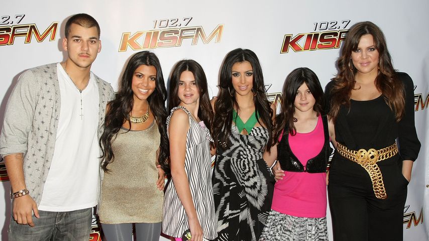 Robert, Kourtney, Kendall, Kim, Kylie und Khloe 2008